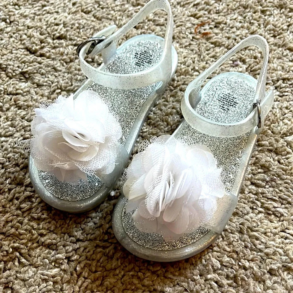 Glitter sandal girls toddler size 7
